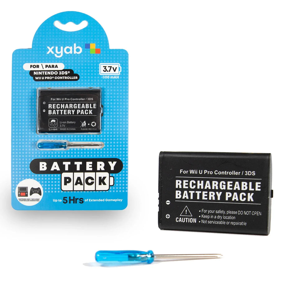 Nintendo 3DS / 2DS / Wii U Pro Controller Replacement Battery