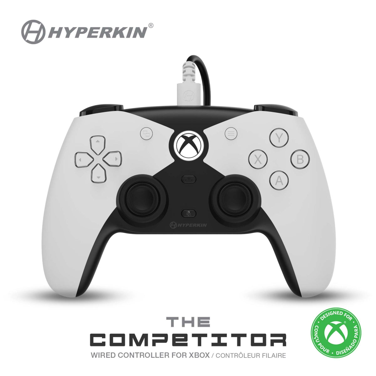 Xbox Series X / S Hall Effect Wired Controller The Competitor White