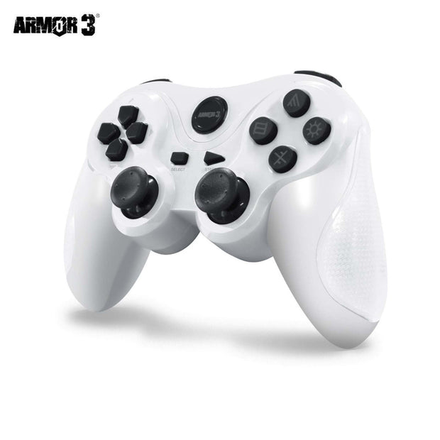 PS3 Wireless Controller White Armor 3