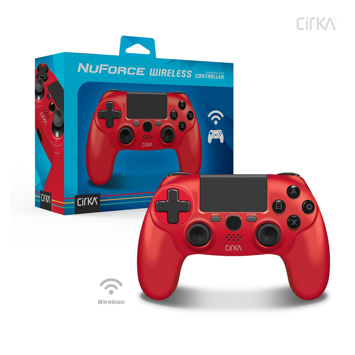 PS4 / PC / Mac Wireless Controller Red (NuForce)