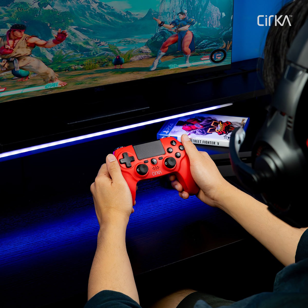 PS4 / PC / Mac Wireless Controller Red (NuForce)