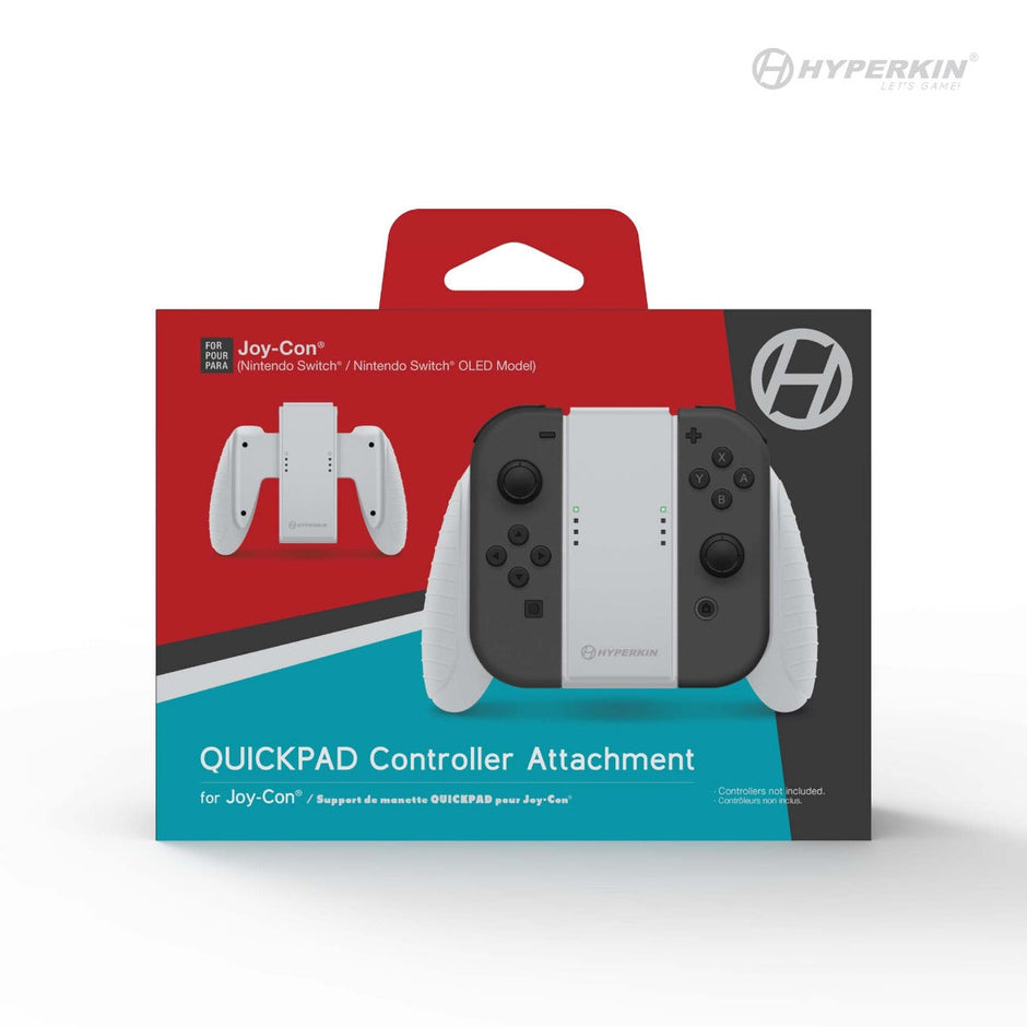 Joy Con Comfort Grips for Nintendo Switch White