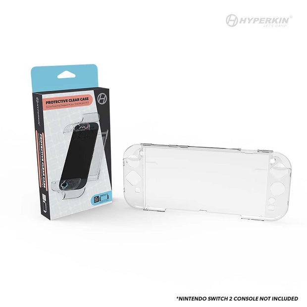 Switch 2 Protective Clear Plastic Hard Shell Case