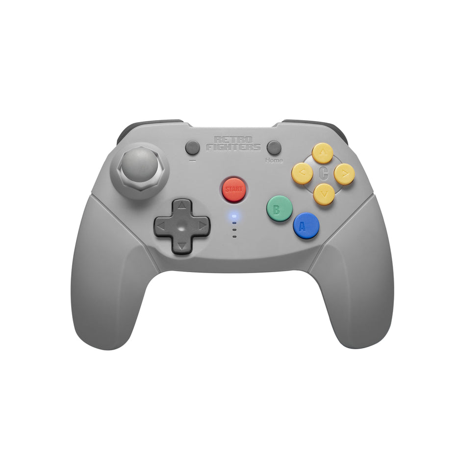 Retro Fighters N64 Controller Wireless Brawler64 (Gray)