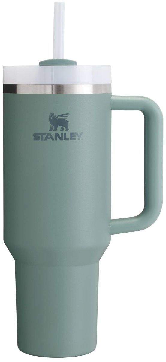 Stanley Quencher H2.0 Tumbler with Handle & Straw 40 oz | Twist On 3 - Way Lid | Cupholder Compatible for Travel | Insulated Stainless Steel Cup | BPA - Free | Ash - Custom Crafting Alliance, LLC