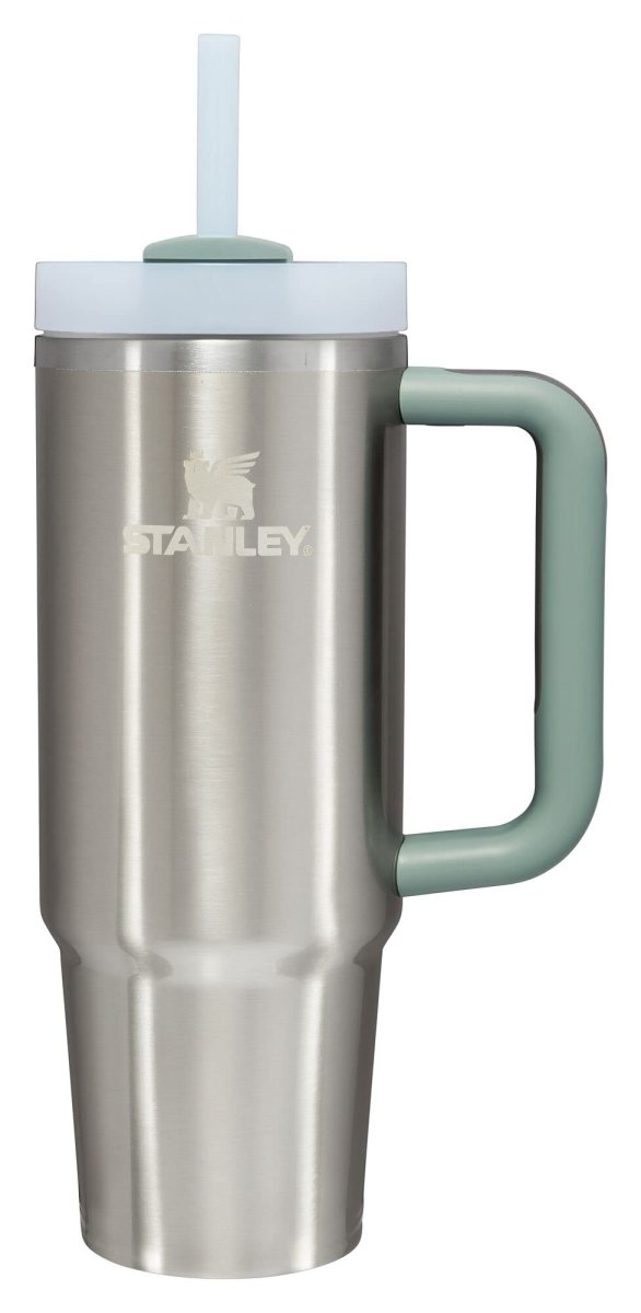Stanley Quencher H2.0 Tumbler with Handle & Straw 40 oz | Twist On 3 - Way Lid | Cupholder Compatible for Travel | Insulated Stainless Steel Cup | BPA - Free | Ash - Custom Crafting Alliance, LLC