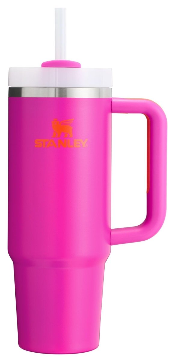 Stanley Quencher H2.0 Tumbler with Handle & Straw 40 oz | Twist On 3 - Way Lid | Cupholder Compatible for Travel | Insulated Stainless Steel Cup | BPA - Free | Ash - Custom Crafting Alliance, LLC