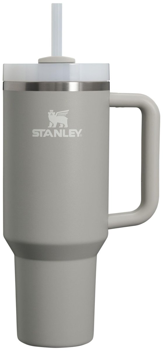 Stanley Quencher H2.0 Tumbler with Handle & Straw 40 oz | Twist On 3 - Way Lid | Cupholder Compatible for Travel | Insulated Stainless Steel Cup | BPA - Free | Ash - Custom Crafting Alliance, LLC