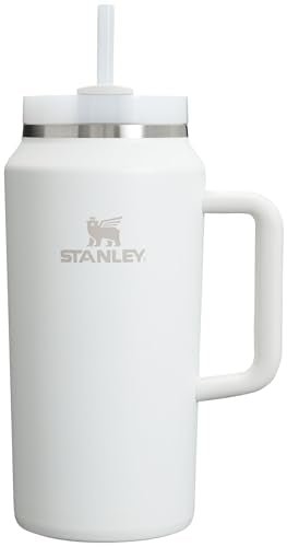 Stanley Quencher H2.0 Tumbler with Handle & Straw 40 oz | Twist On 3 - Way Lid | Cupholder Compatible for Travel | Insulated Stainless Steel Cup | BPA - Free | Ash - Custom Crafting Alliance, LLC