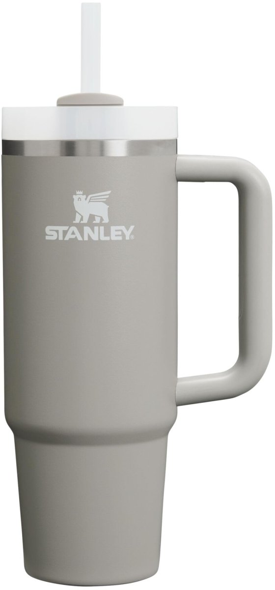 Stanley Quencher H2.0 Tumbler with Handle & Straw 40 oz | Twist On 3 - Way Lid | Cupholder Compatible for Travel | Insulated Stainless Steel Cup | BPA - Free | Ash - Custom Crafting Alliance, LLC
