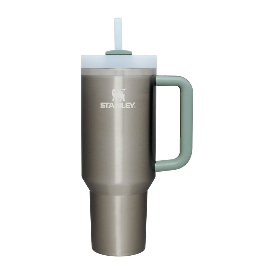 Stanley Quencher H2.0 Tumbler with Handle & Straw 40 oz | Twist On 3 - Way Lid | Cupholder Compatible for Travel | Insulated Stainless Steel Cup | BPA - Free | Ash - Custom Crafting Alliance, LLC