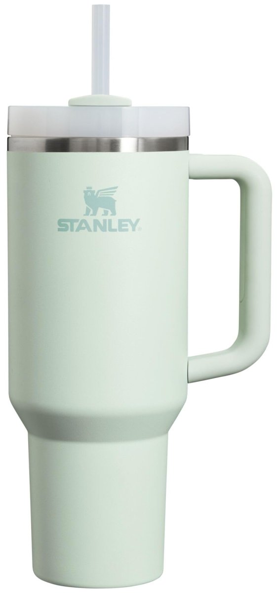 Stanley Quencher H2.0 Tumbler with Handle & Straw 40 oz | Twist On 3 - Way Lid | Cupholder Compatible for Travel | Insulated Stainless Steel Cup | BPA - Free | Ash - Custom Crafting Alliance, LLC