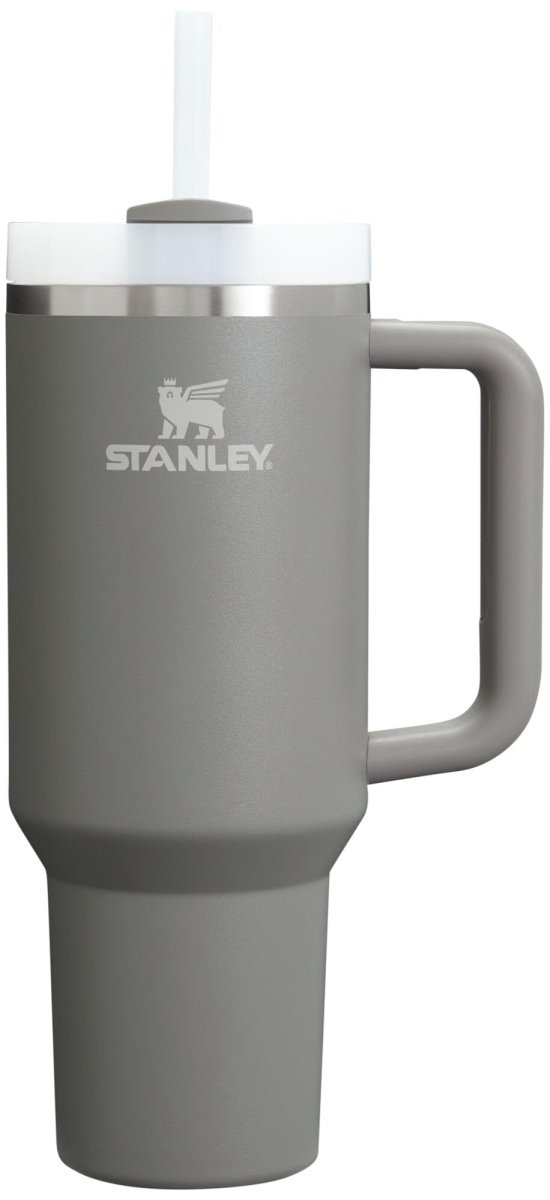 Stanley Quencher H2.0 Tumbler with Handle & Straw 40 oz | Twist On 3 - Way Lid | Cupholder Compatible for Travel | Insulated Stainless Steel Cup | BPA - Free | Ash - Custom Crafting Alliance, LLC