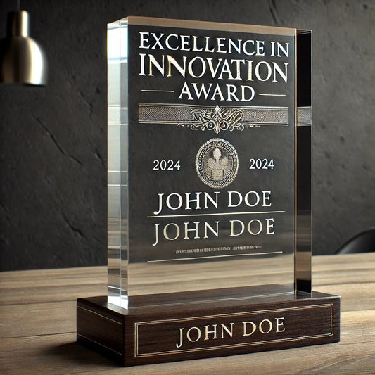 Laser Engraved Awards: A Lasting Impression of Employee Achievement - Custom Crafting Alliance, LLC