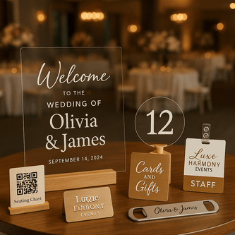 Custom Decor & Accessories for Event Planners and Coordinators - Custom Crafting Alliance, LLC