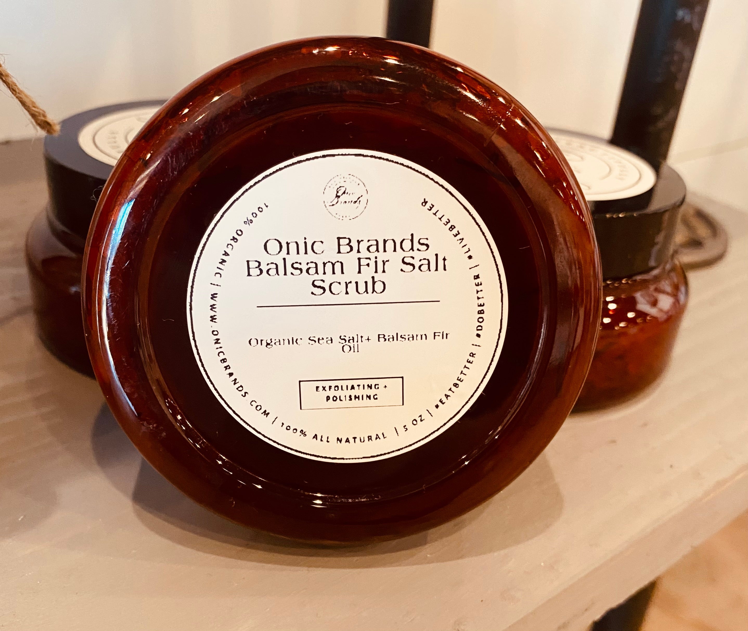 Onic Brands Balsam Fir Salt Scrub