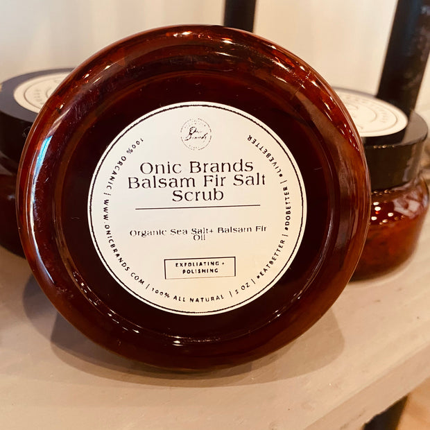 Onic Brands Balsam Fir Salt Scrub