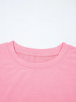 Lace Detail Flounce Sleeve Sweatshirt