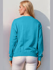 Double Take Full Size Nutcracker Sequin Long Sleeve Sweater