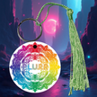 PLURR Aluminum Keychain for Raves and Festivals