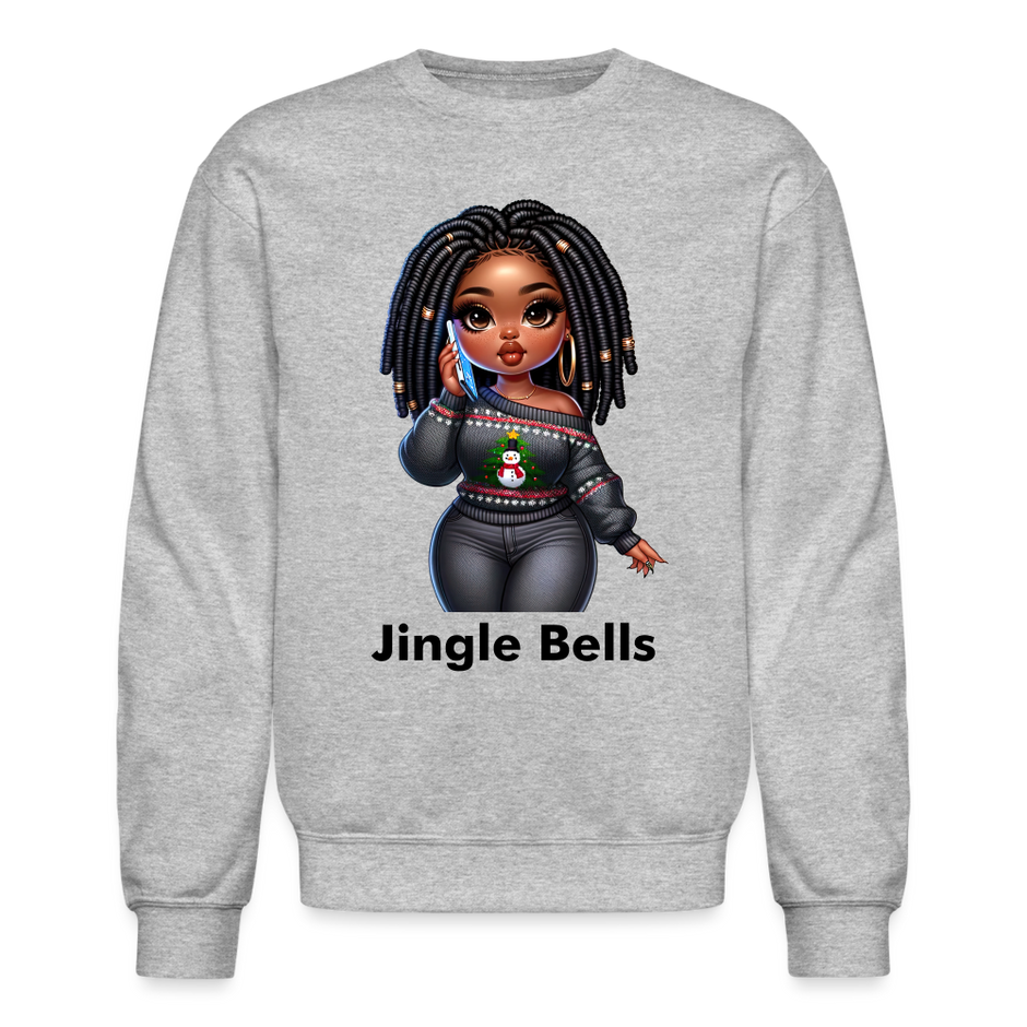 African American Women Jingle Bells Crewneck Christmas Sweatshirt