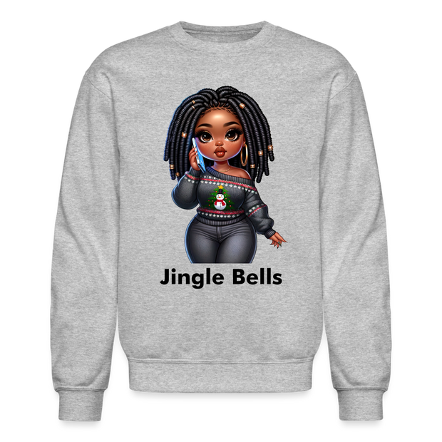 African American Women Jingle Bells Crewneck Christmas Sweatshirt