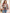 Plus Size Pocketed Printed Collared Neck Jacket