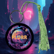 PLURR Aluminum Keychain for Raves and Festivals