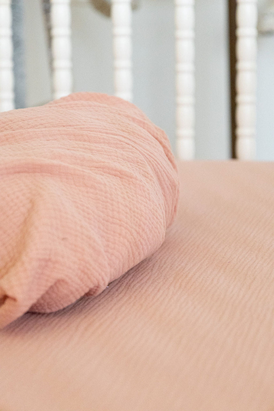 100% Organic Cotton Gauze Muslin Crib Sheet