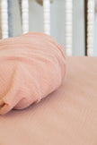 100% Organic Cotton Gauze Muslin Crib Sheet
