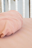 100% Organic Cotton Gauze Muslin Crib Sheet