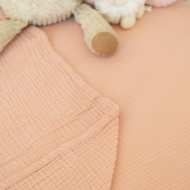 100% Organic Cotton Gauze Muslin Crib Sheet