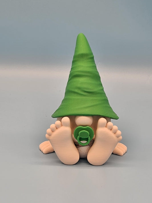 3D - Printed Baby Gnome Figurines with Pacifier - Custom Crafting Alliance