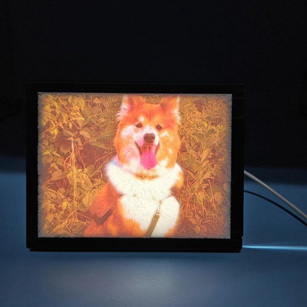 3D Printed Custom Color Photo Frame – Personalize Portrait Display with LED Backlight - Custom Crafting Alliance