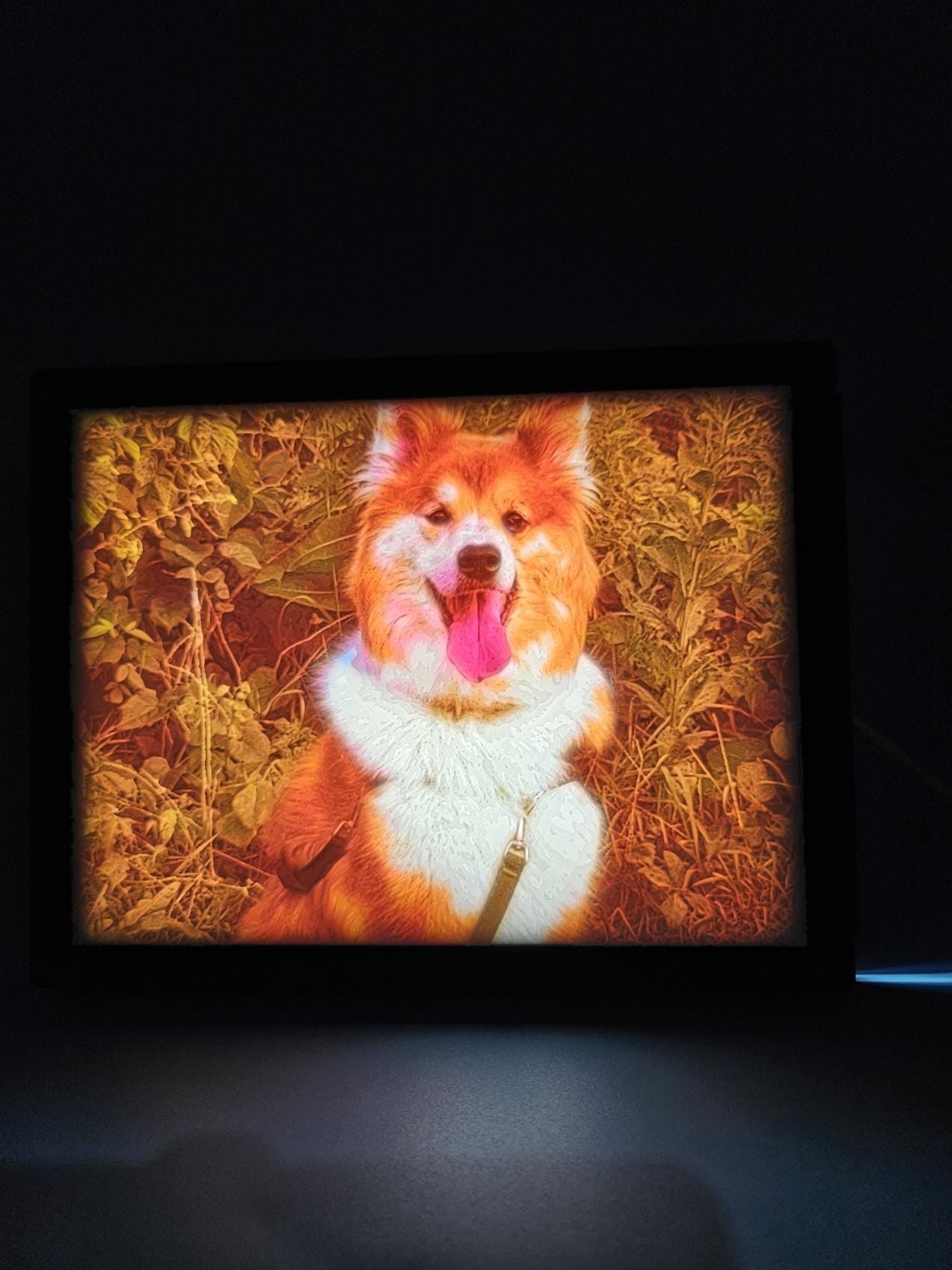 3D Printed Custom Color Photo Frame – Personalize Portrait Display with LED Backlight - Custom Crafting Alliance