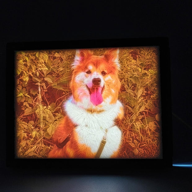 3D Printed Custom Color Photo Frame – Personalize Portrait Display with LED Backlight - Custom Crafting Alliance
