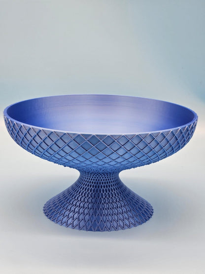 3D - Printed Geometric Pedestal Bowl - Custom Crafting Alliance