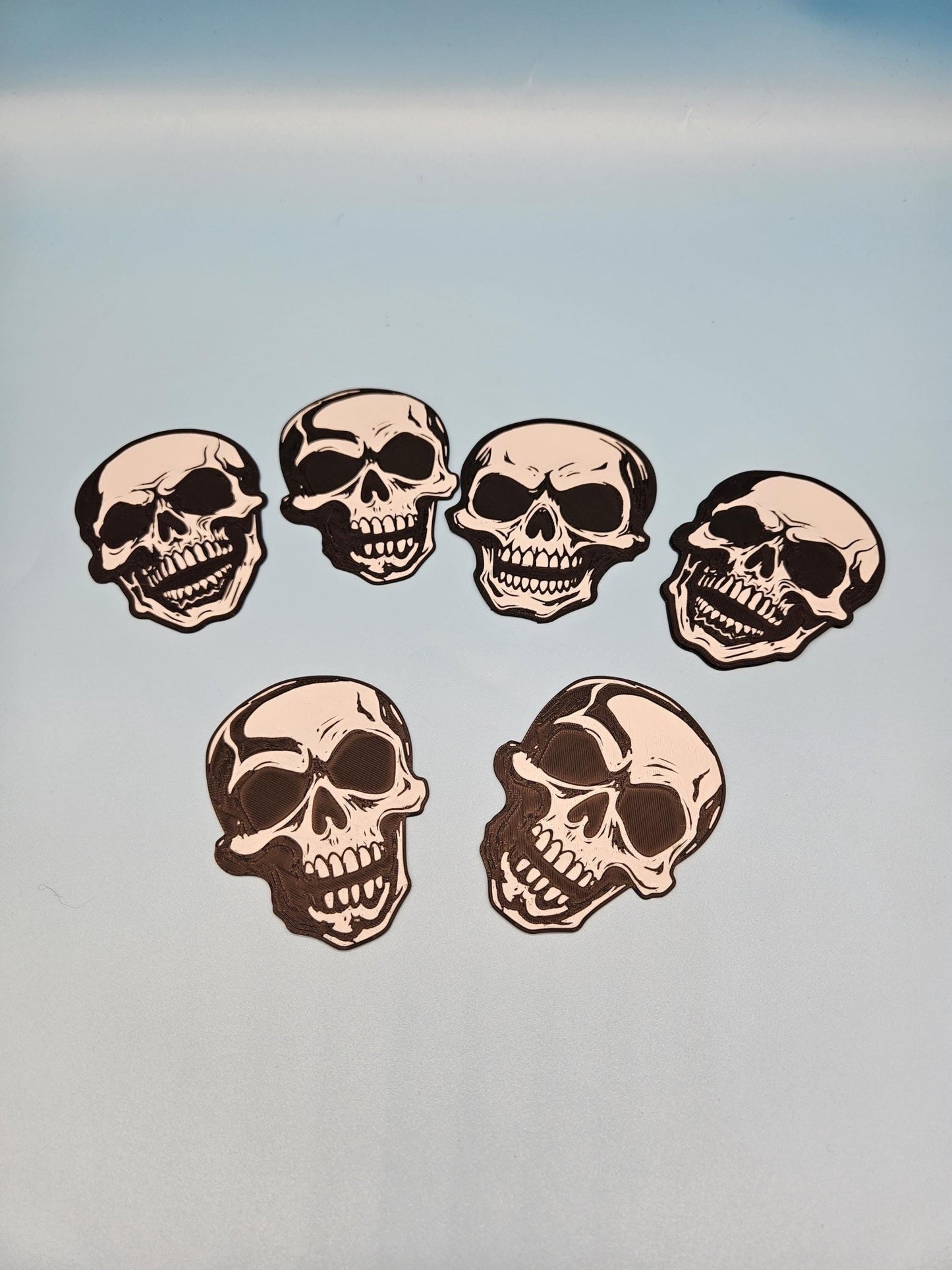 3D - Printed Skull Coaster Set - Custom Crafting Alliance