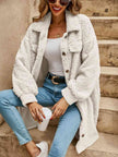 Women Collared Button Down Coat