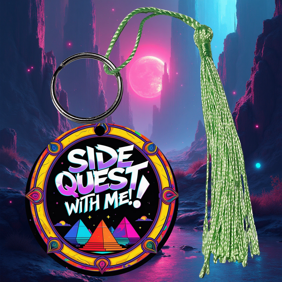 PLURR Aluminum Keychain for Raves and Festivals