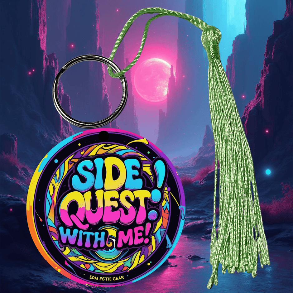 PLURR Aluminum Keychain for Raves and Festivals