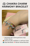 “Chakra Charm Harmony Bracelet”