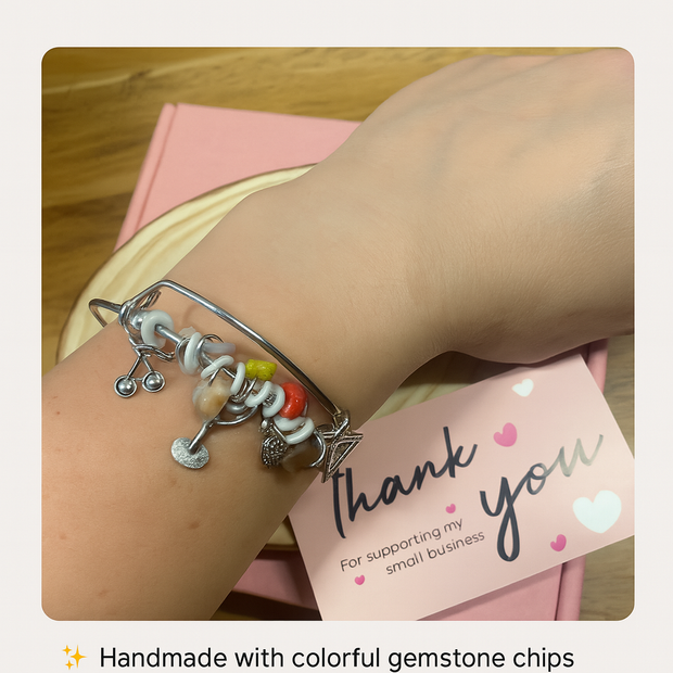 “Chakra Charm Harmony Bracelet”