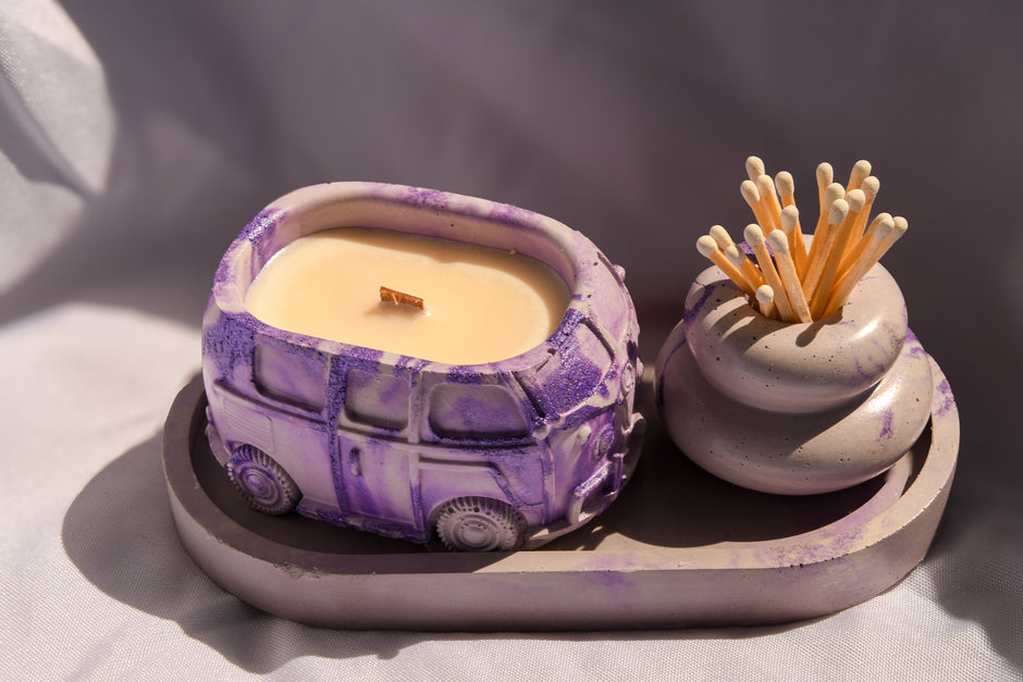 Retro Van Candle | Wood Wick