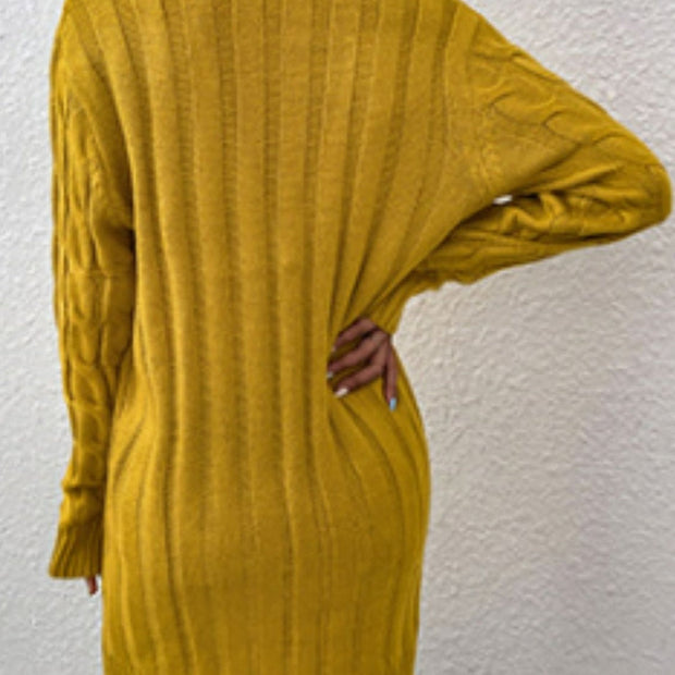 Women Cable-Knit Button Down Cardigan with Pockets