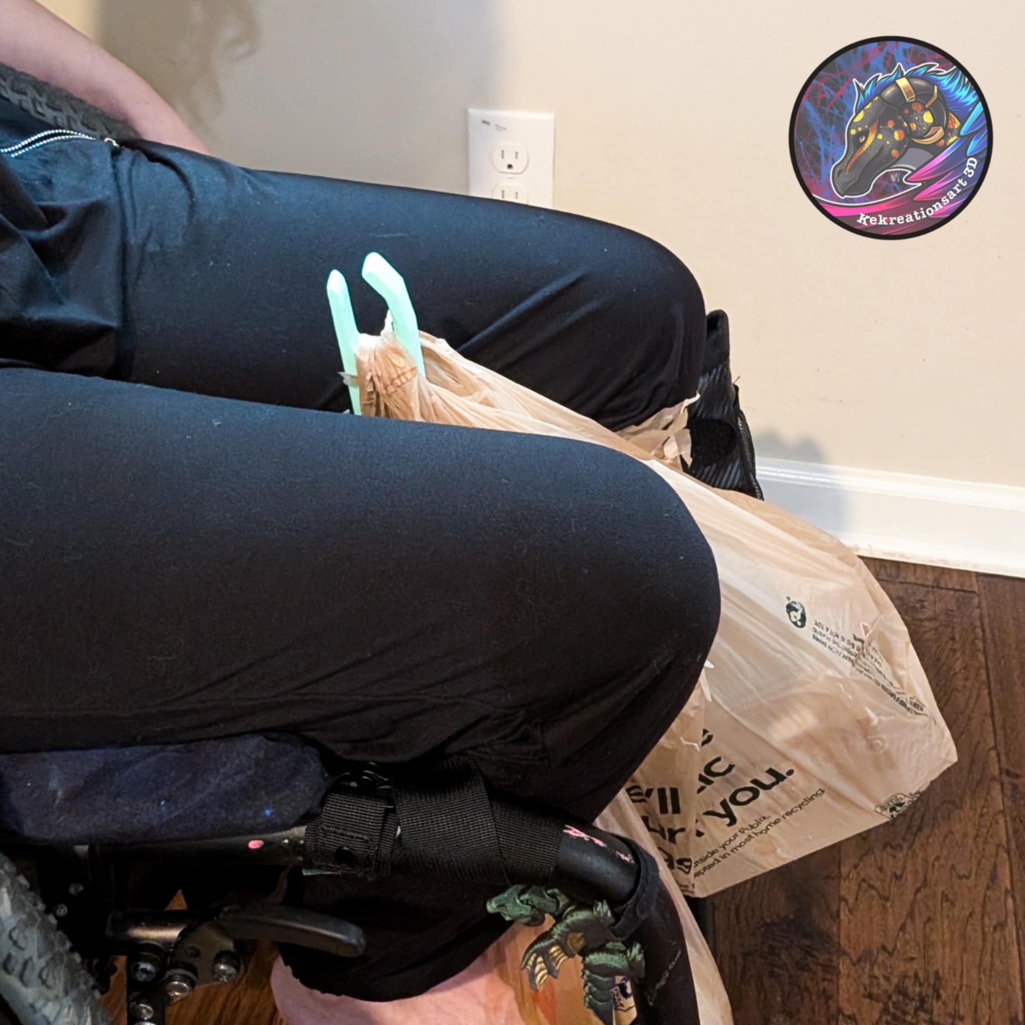 Wheelchair Grocery Bag Hook – Hands-Free Carrying Aid for Wheelchairs