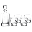 810ml Custom Glass Decanter Gift Set with Four 8oz Glasses – Black Presentation Box with Printed Sleeve - Custom Crafting Alliance, LLC