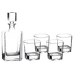 810ml Custom Glass Decanter Gift Set with Four 8oz Glasses – Black Presentation Box with Printed Sleeve - Custom Crafting Alliance, LLC