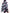 Striped Half-Zip Oversized Sweatshirt