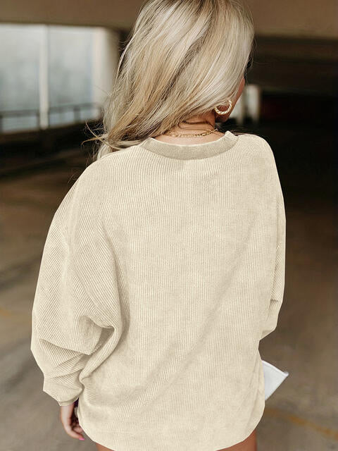 Women Full Size Howdy Graphic Round Neck Sweatshirt